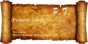 Podoba Teréz névjegykártya